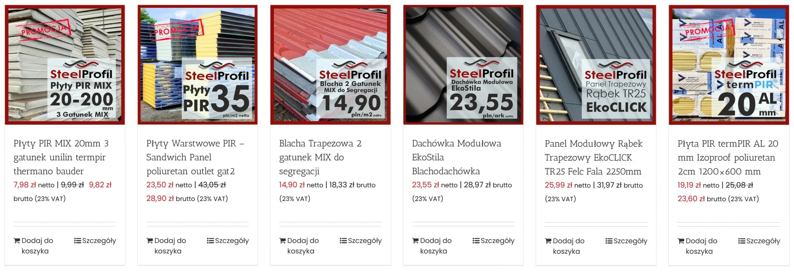 Płyty XPS do izolacji — oferta SteelProfil