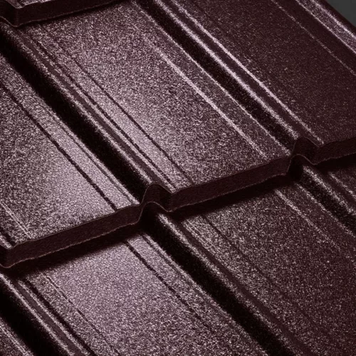 CLARO Modular: Płaska Blachodachówka Modułowa Brązowy Ceglasty Grafitowy Czerwony Wiśniowy