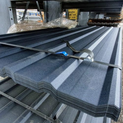 Blachy trapezowe: T18 powlekana poliester kolor grafit