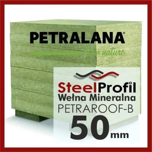 Wełna Mineralna: 50 mm Petralana PETRAROOF-B 5cm