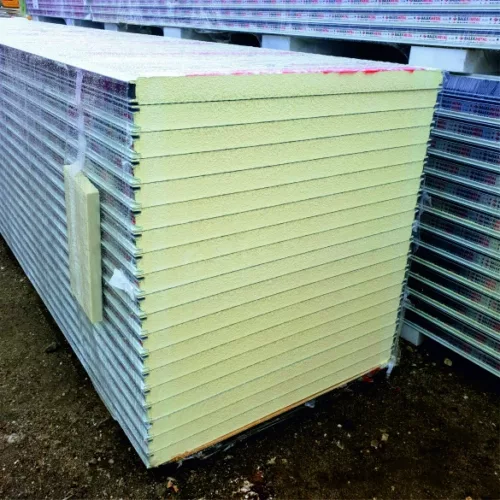 Płyty warstwowe: 60 mm poliuretan PIR 6 cm ścienne standard 1 gatunek