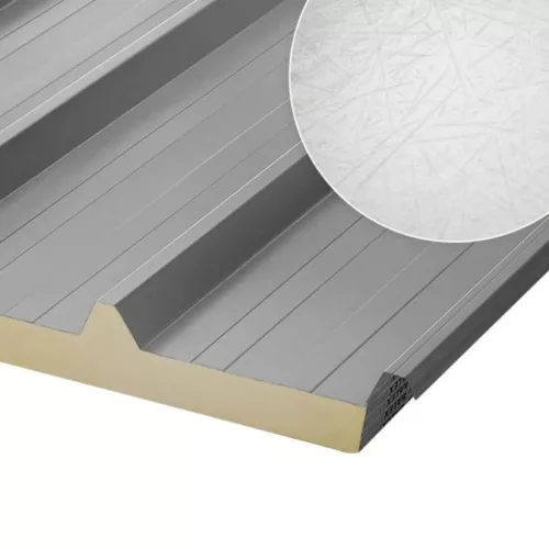 Płyty warstwowe: Dachowe 40mm PIR AGRO Fiberglass
