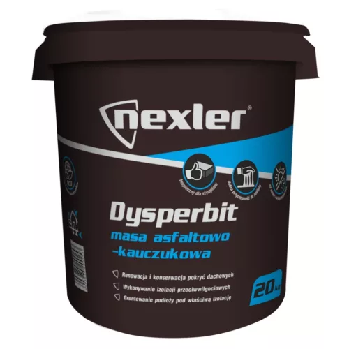 Dysperbit Nexler: masa do hydroizolacji ścian i renowacji dachów 20kg